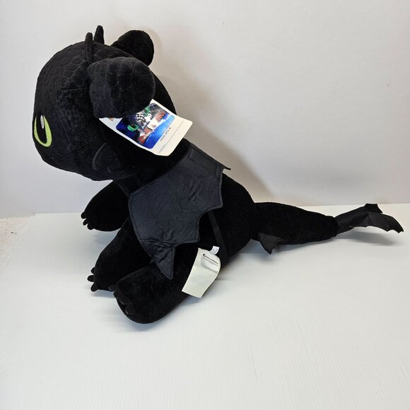 BAB Toothless How To Train Your Dragon 13 Inch Night Fury With Wings & Orig Tag - Picture 5 of 7